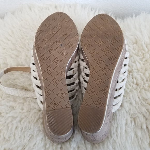 Donald J Pliner FENN Snake Skin Strappy Wedge 7.5M - Picture 12 of 12